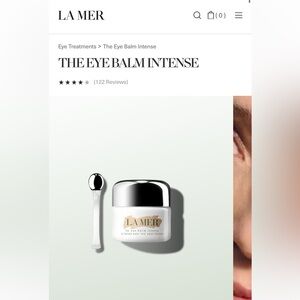 La Mer Eye Balm - White and Silver